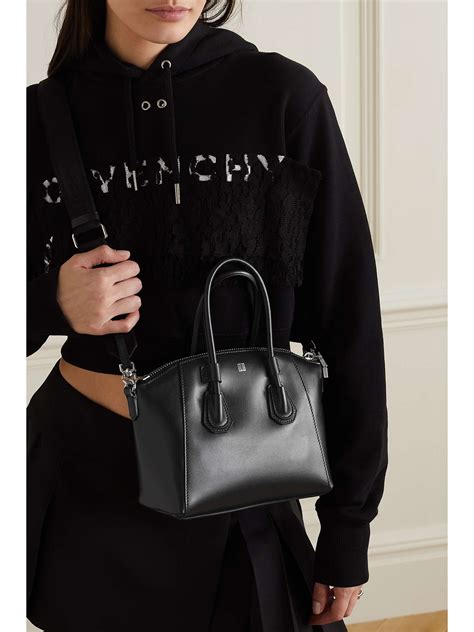 givenchy antigona mini leather tote|Antigona Mini leather tote in black .